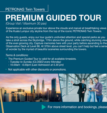 PETRONAS Twin Towers – Premium Guided Tour